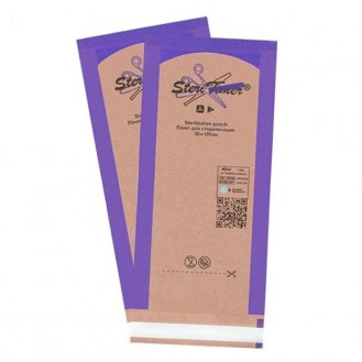 Пакеты комбинированные фиолетовые 60*100 фиолетовые STERITIMER