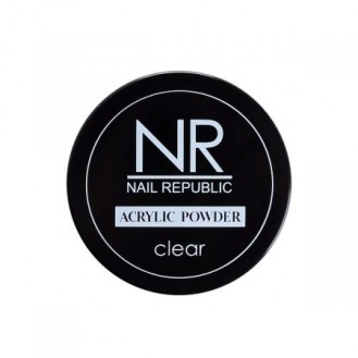 Пудра акриловая acrylic powder clear Nail Republic 10 мл